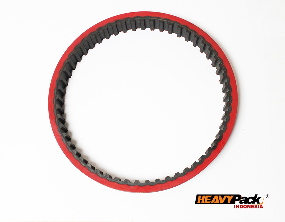 Side Belt HDL420 Merupakan sabuk penarik produk dan plastik kemasan pada mesin HDL 420.